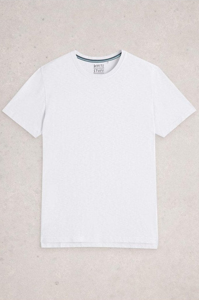 Young Ideas/Henmores - Abersoch Short Sleeve T-Shirt - Brilliant White - S