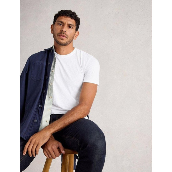 Young Ideas/Henmores - Abersoch Short Sleeve T-Shirt - Brilliant White - S