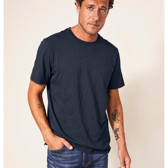 Young Ideas/Henmores - Abersoch Short Sleeve Tee - Dark Navy - M