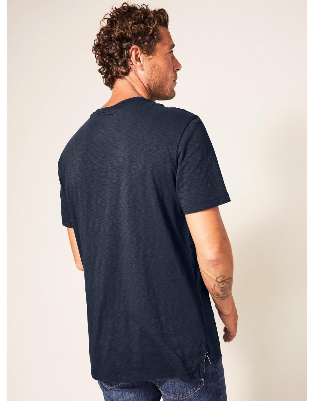 Young Ideas/Henmores - Abersoch Short Sleeve Tee - Dark Navy - M