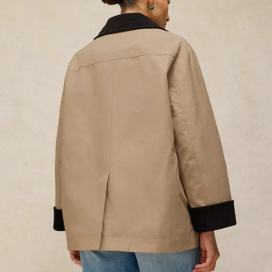 Young Ideas & Henmores -Andie Wax Coat -Light Natural -8