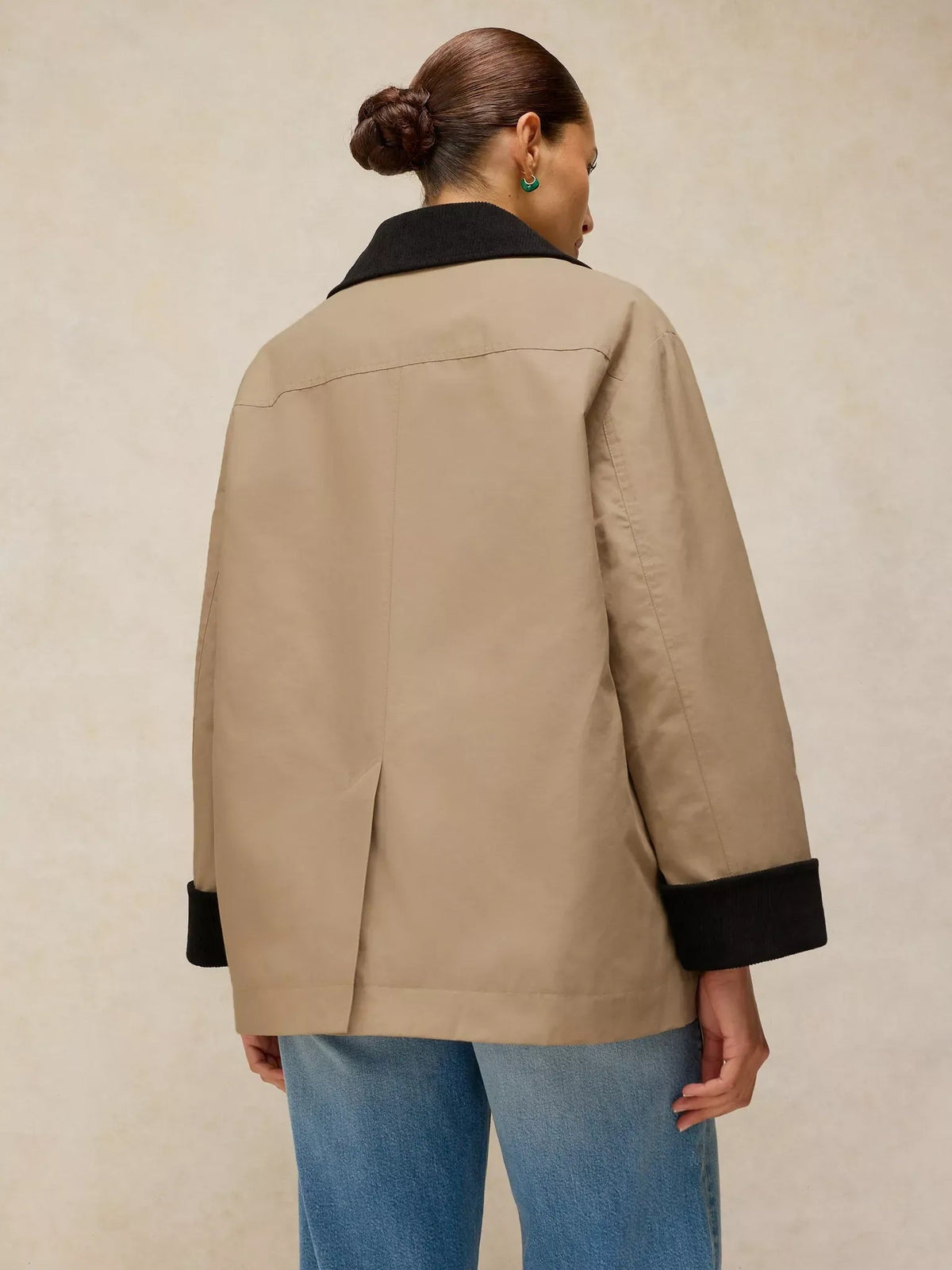 Young Ideas & Henmores -Andie Wax Coat -Light Natural -8