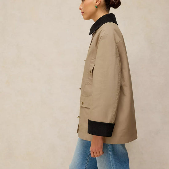 Young Ideas & Henmores -Andie Wax Coat -Light Natural -8