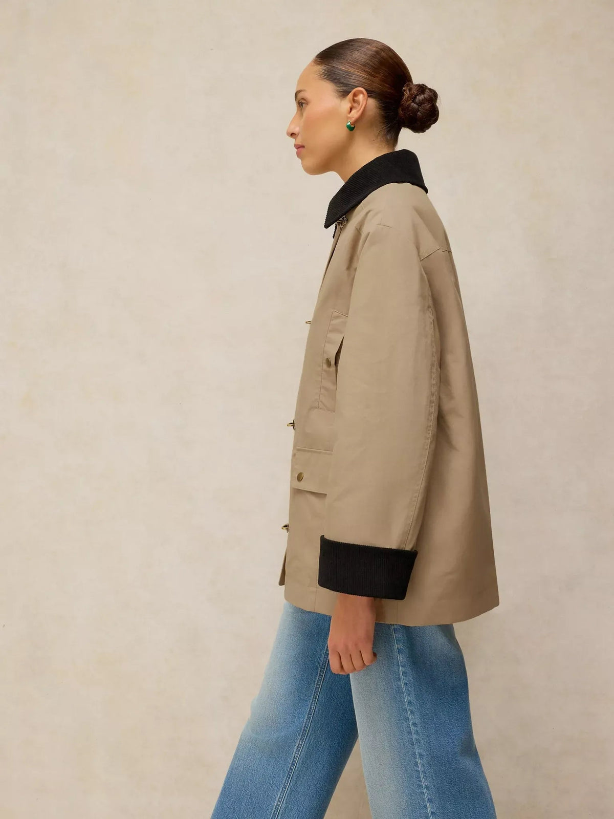 Young Ideas & Henmores -Andie Wax Coat -Light Natural -8