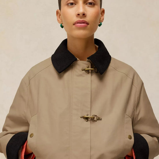 Young Ideas & Henmores -Andie Wax Coat -Light Natural -8