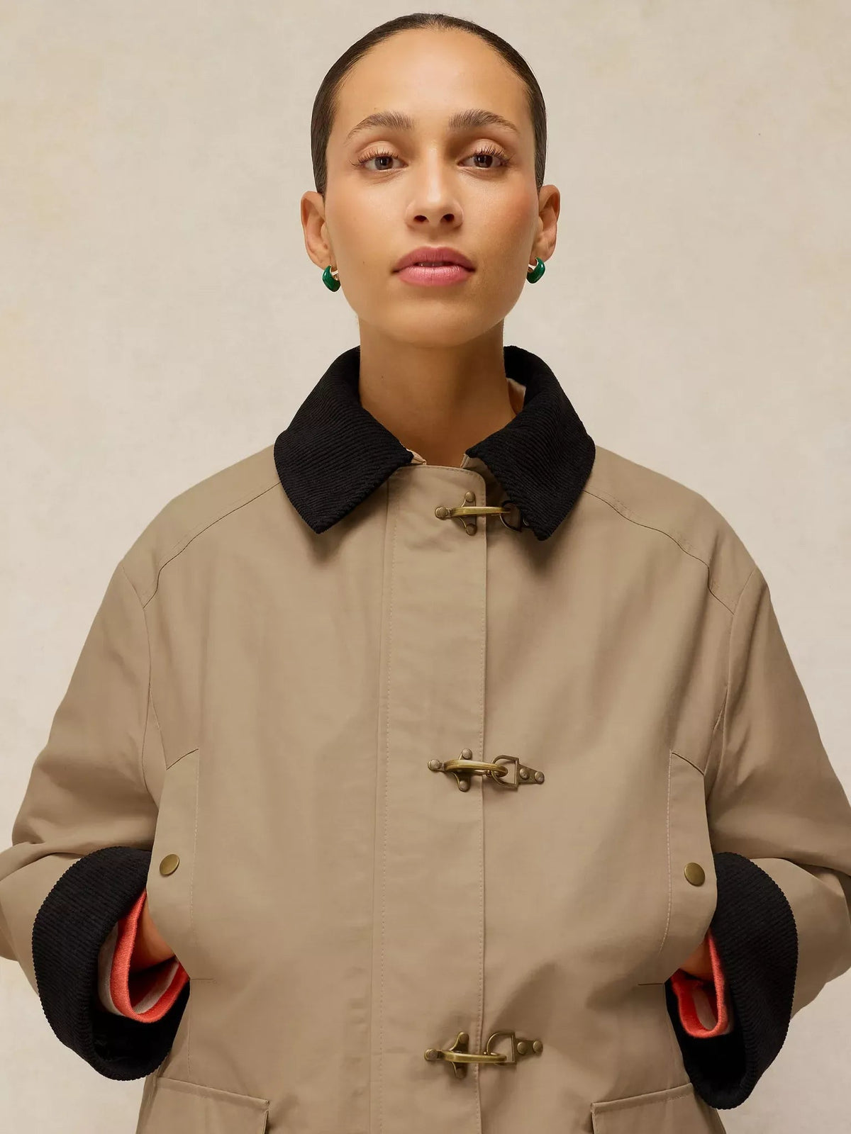 Young Ideas & Henmores -Andie Wax Coat -Light Natural -8