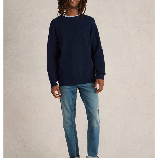 Young Ideas/Henmores - Attadale Crew Neck Jumper - Dark Navy - M