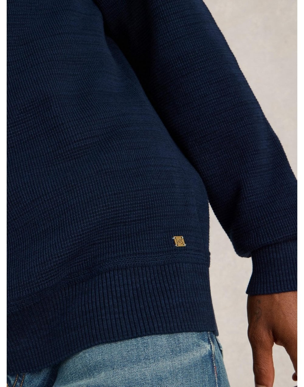 Young Ideas/Henmores - Attadale Crew Neck Jumper - Dark Navy - M