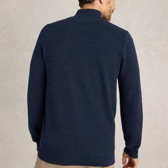 Young Ideas & Henmores - Attadale Funnel Neck Jumper - Dark Navy - M