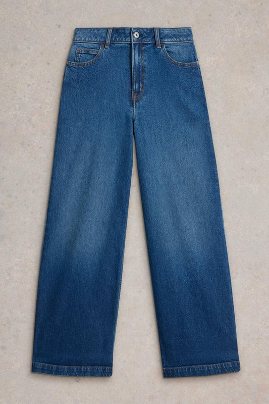 Young Ideas/Henmores - Ayla Wide Leg Jean - Mid Denim - 10R