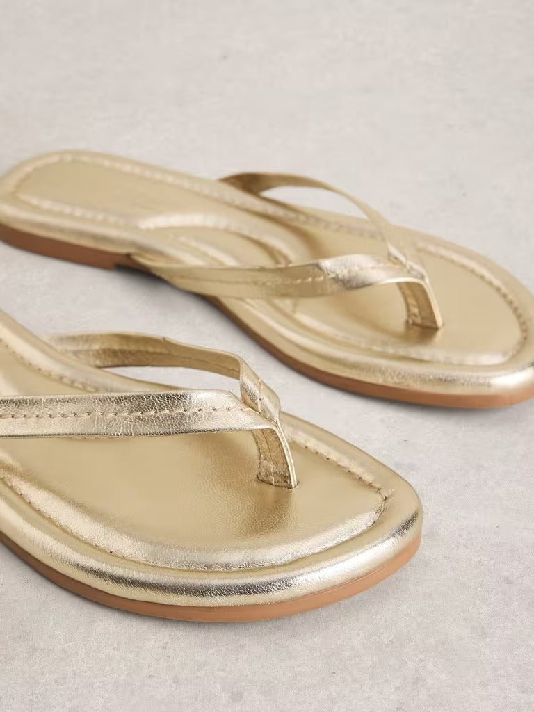 Young Ideas & Henmores - Bay Sandal - Gold - 4