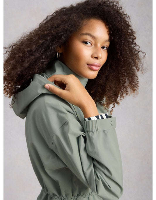 Young Ideas/Henmores - Beth Waterproof Coat - Mid Green - 8