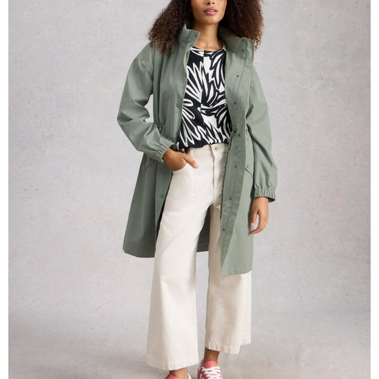 Young Ideas/Henmores - Beth Waterproof Coat - Mid Green - 8