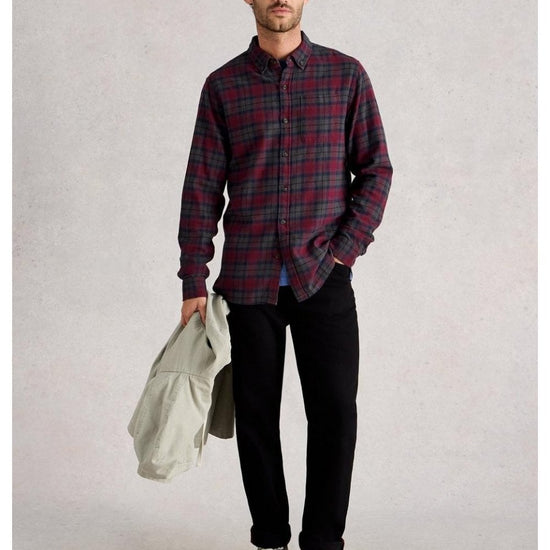 Young Ideas/Henmores - Blackwatch Check Shirt - Navy Multi - M