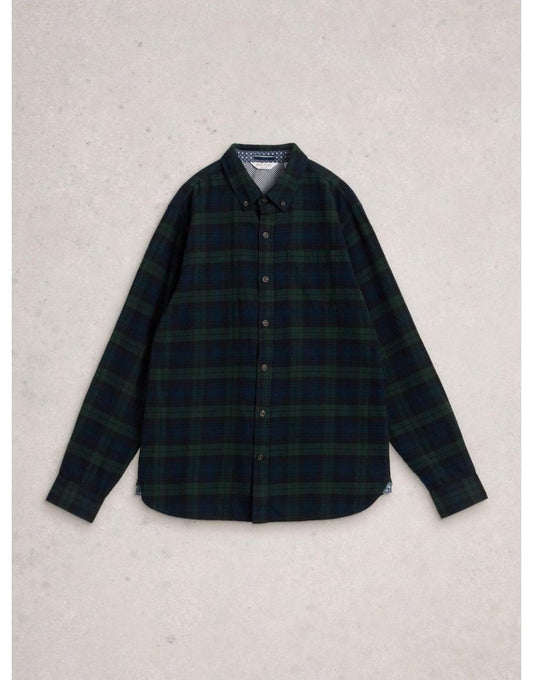 Young Ideas/Henmores - Blackwatch Check Shirt - Navy Multi - M