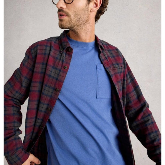 Young Ideas/Henmores - Blackwatch Check Shirt - Navy Multi - M