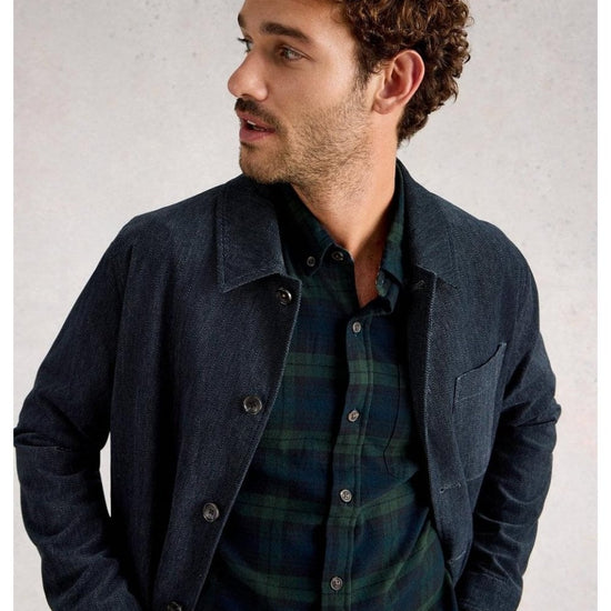 Young Ideas/Henmores - Blackwatch Check Shirt - Navy Multi - M