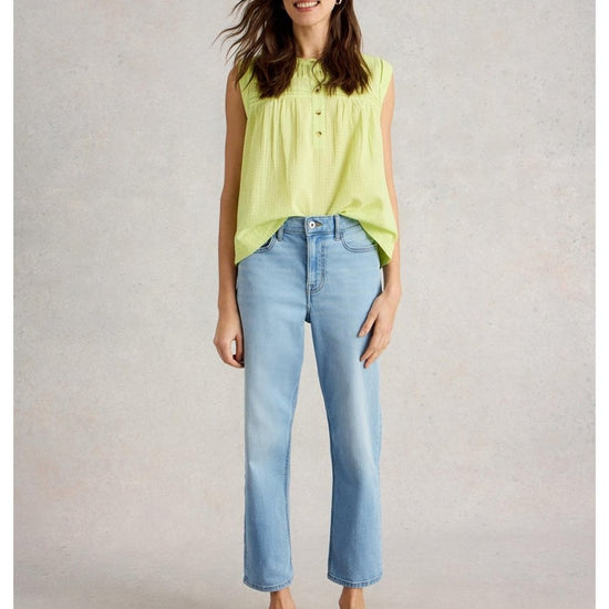 Young Ideas/Henmores - Blake Straight Crop Jean - Light Denim - 10/R