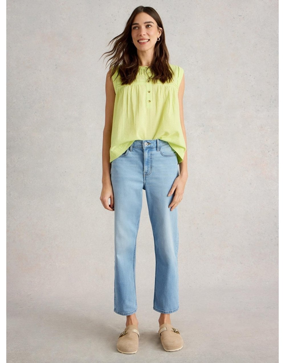 Young Ideas/Henmores - Blake Straight Crop Jean - Light Denim - 10/R