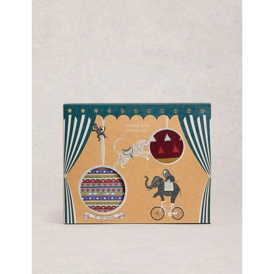 Young Ideas/Henmores - Boxers & Sock Gift Set - Dark Blue - M