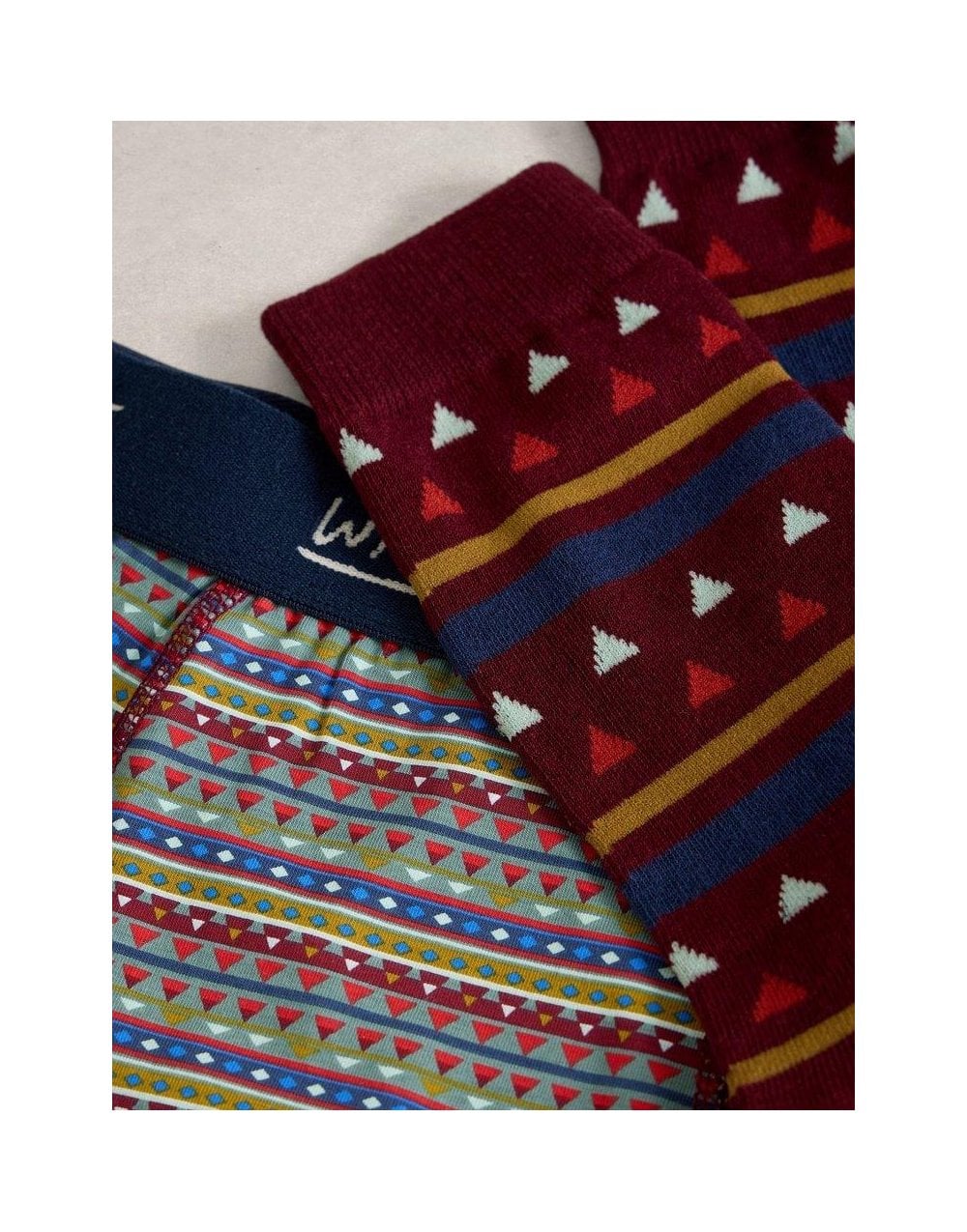 Young Ideas/Henmores - Boxers & Sock Gift Set - Dark Blue - M