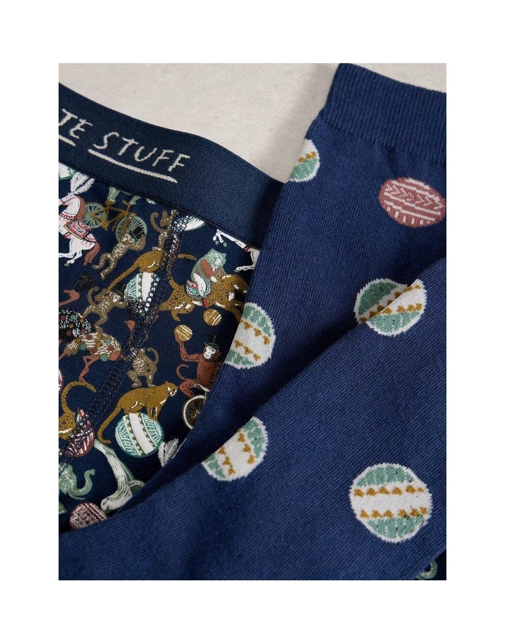 Young Ideas/Henmores - Boxers & Sock Gift Set - Dark Blue - M