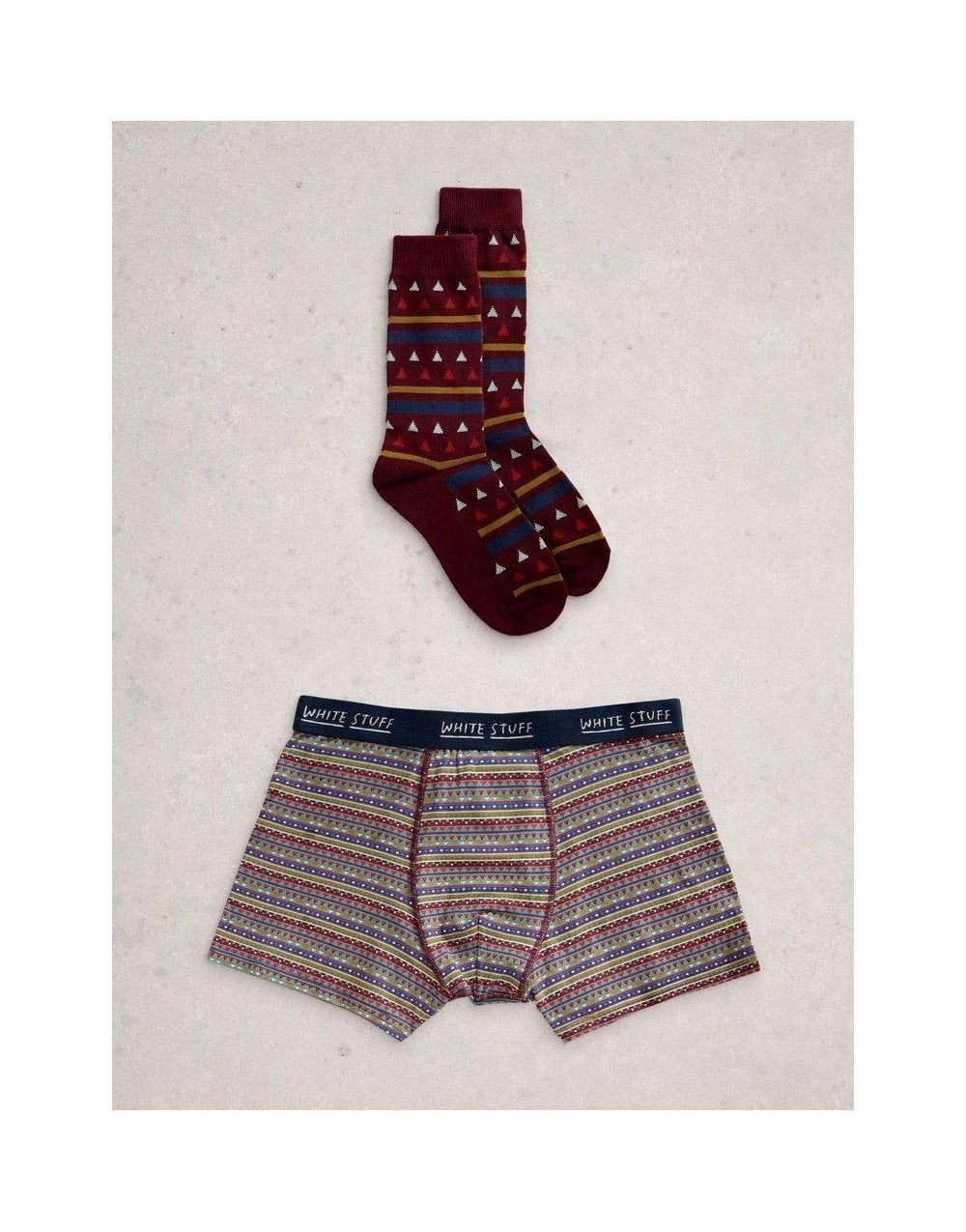 Young Ideas/Henmores - Boxers & Sock Gift Set - Dark Blue - M