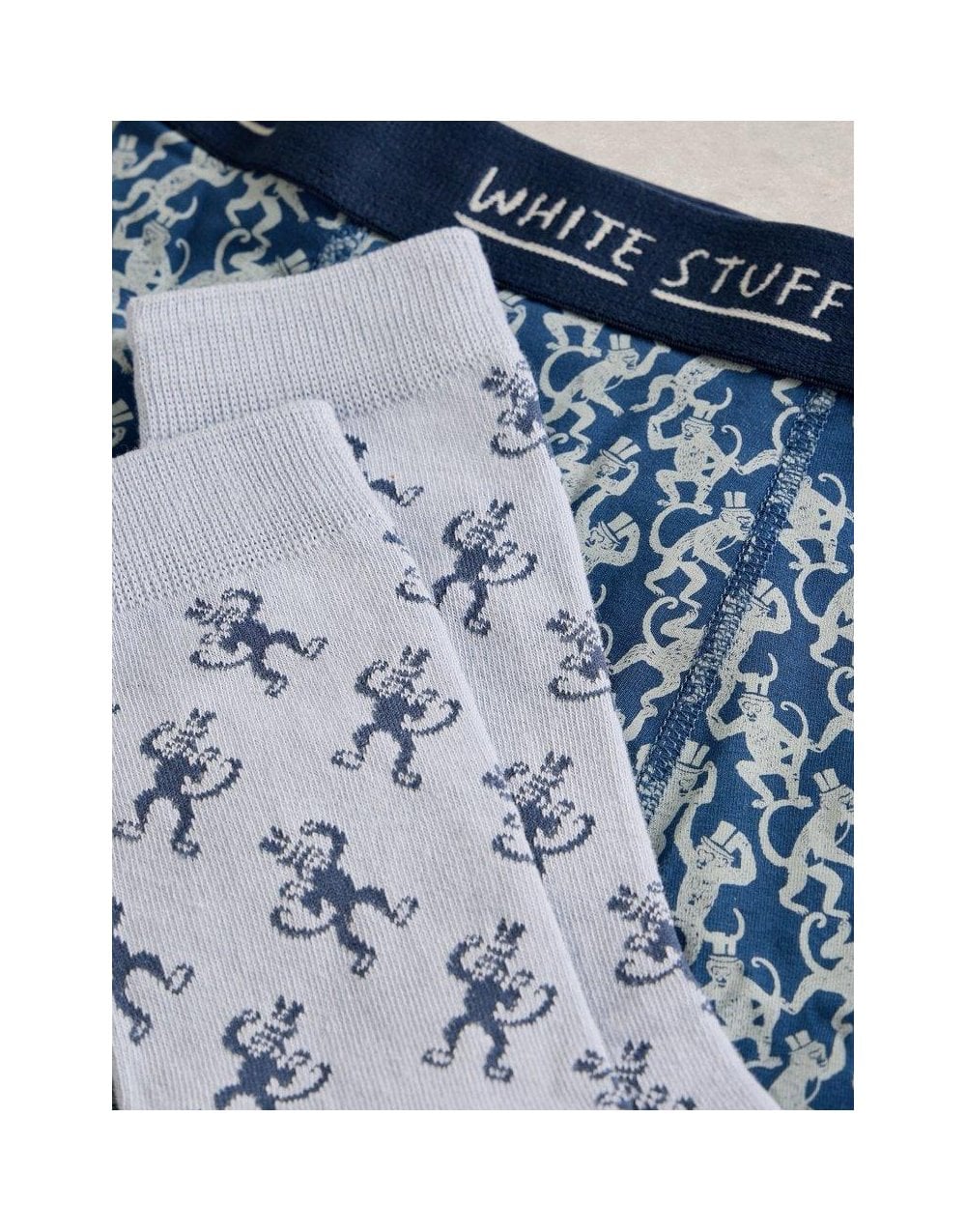 Young Ideas/Henmores - Boxers & Sock Gift Set - Dark Blue - M