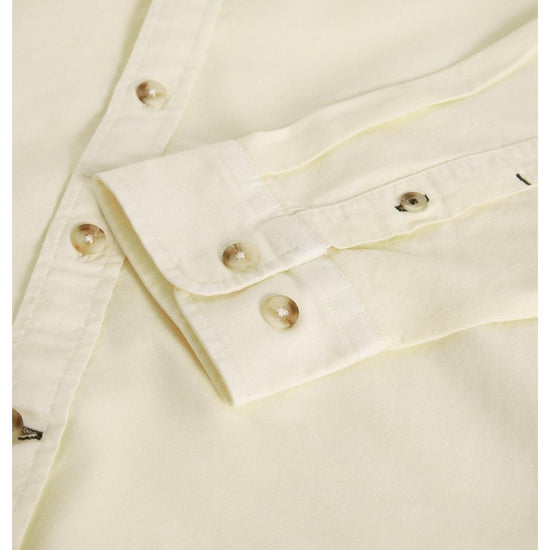 Young Ideas/Henmores - Bruton Oxford Shirt - Natural White - S