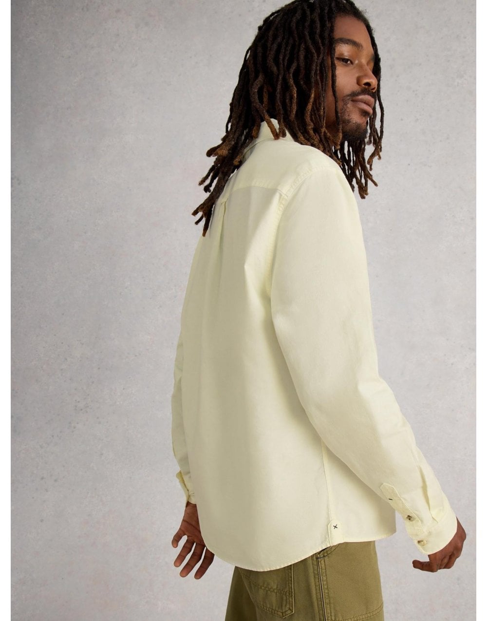 Young Ideas/Henmores - Bruton Oxford Shirt - Natural White - S