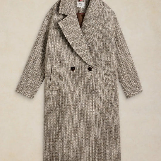 Young Ideas & Henmores -Camilla Crombie Coat -Natural Multi -8R