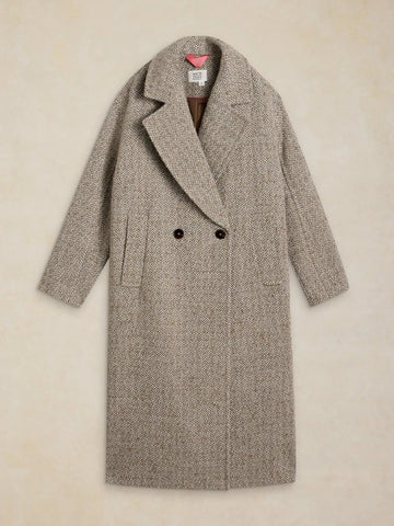 Young Ideas & Henmores -Camilla Crombie Coat -Natural Multi -8R