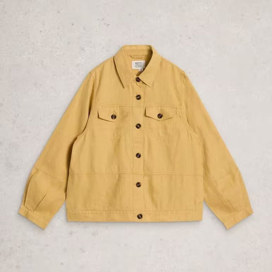 Young Ideas & Henmores - Camille Linen Jacket - Light Yellow - 8