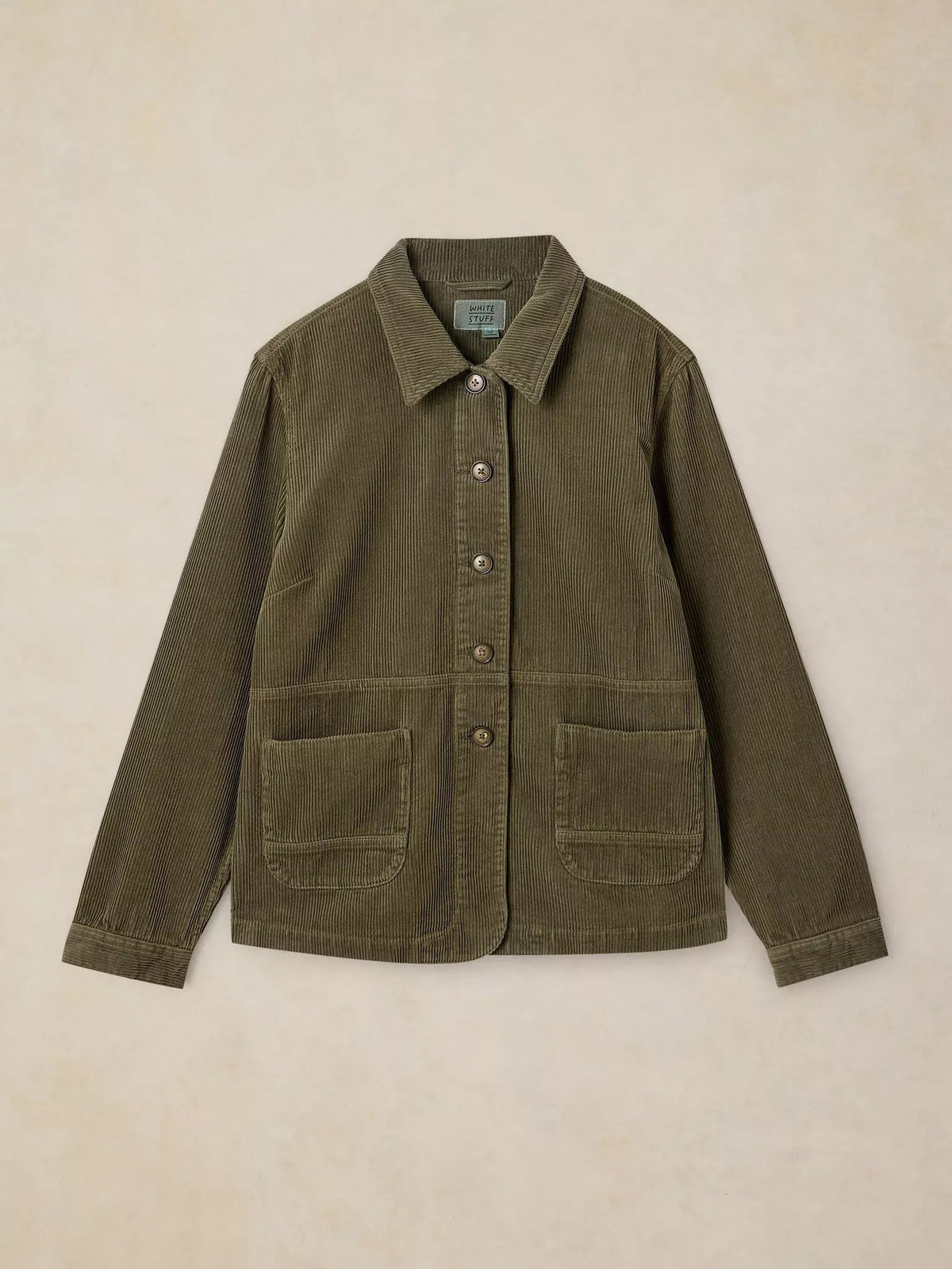 Young Ideas & Henmores -Carrie Cord Jacket -Dusky Green -8