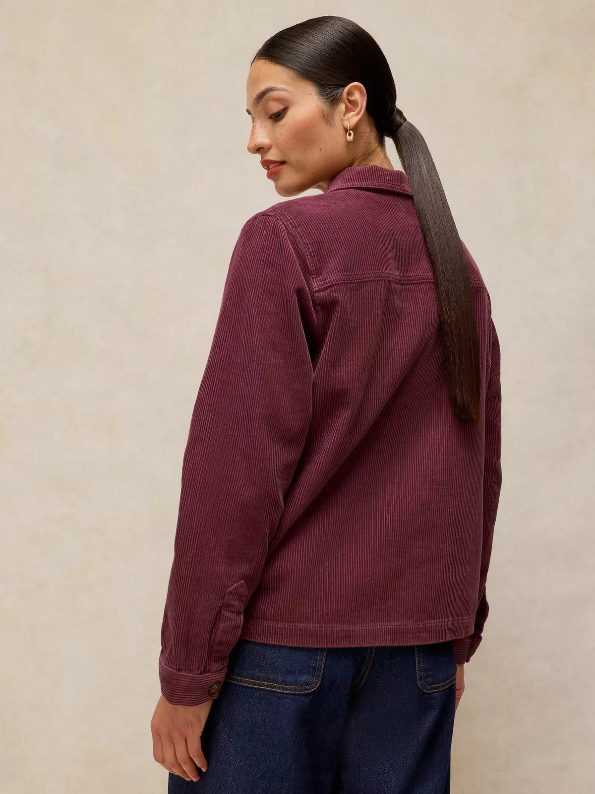 Young Ideas & Henmores -Carrie Cord Jacket -Dusky Green -8