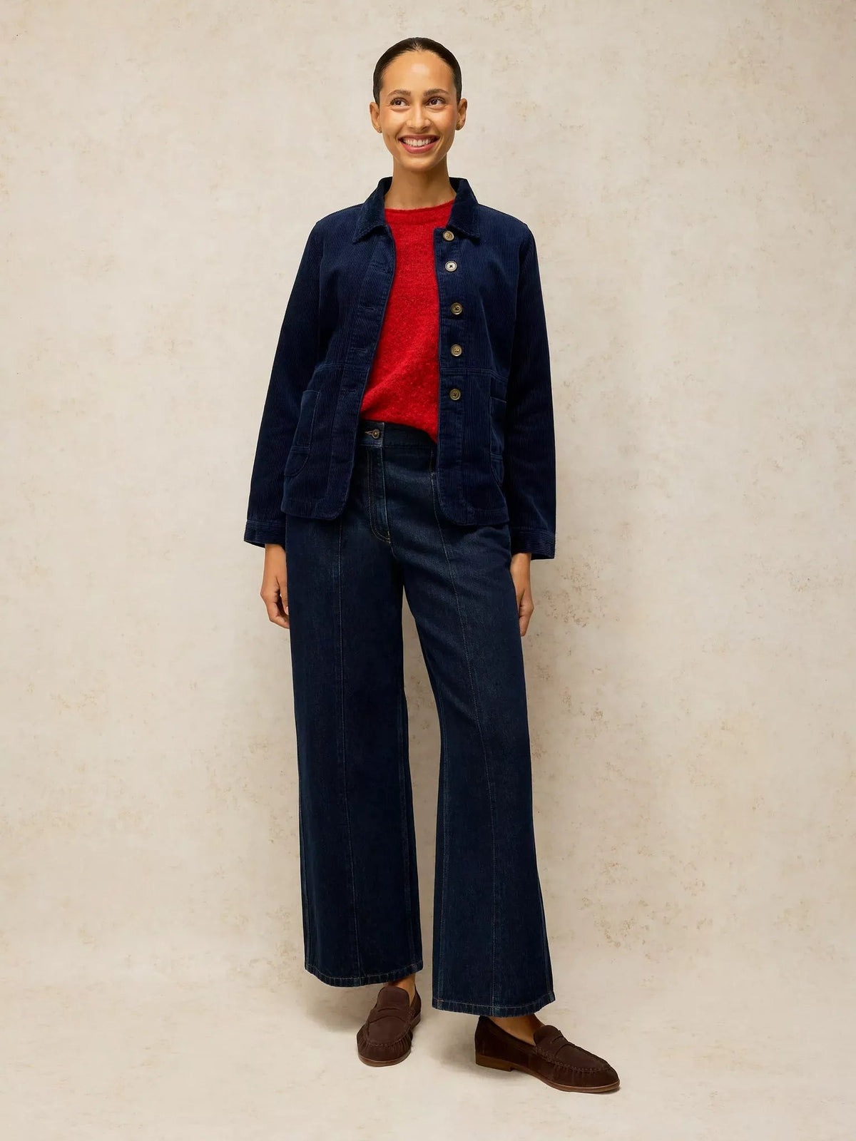 Young Ideas & Henmores -Carrie Cord Jacket -Dusky Green -8
