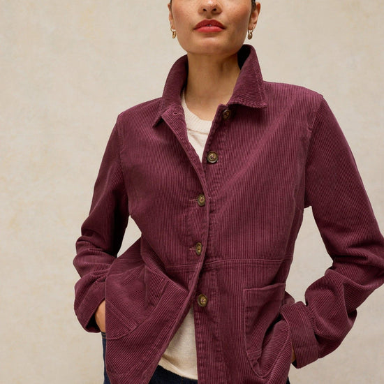Young Ideas & Henmores -Carrie Cord Jacket -Dark Navy -8