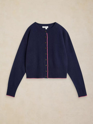 Young Ideas & Henmores -Cashmere Kylie Cardigan -Dark Navy -10