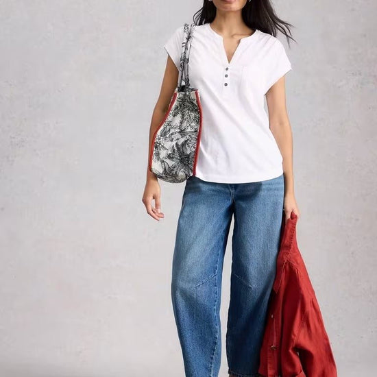 Young Ideas & Henmores - Cecily Sleeveless T-Shirt - Bril White - 8