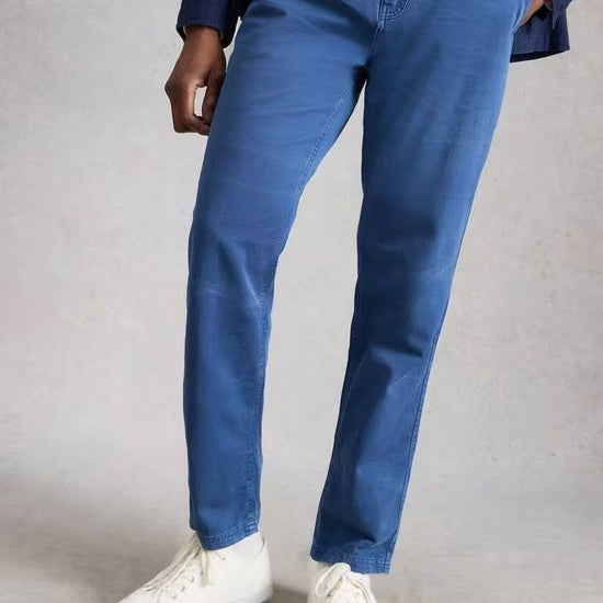 Young Ideas/Henmores - Chapman Casual Trouser - Indigo Blue - 32