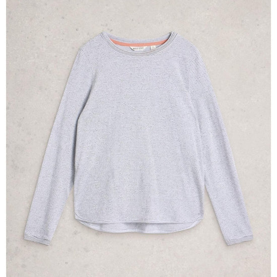 Young Ideas/Henmores - Clara Longsleeve Sparkle Tee - Ivory Multi - 8