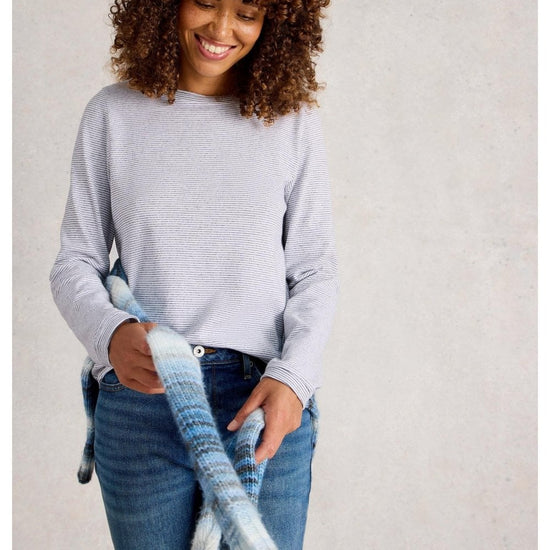 Young Ideas/Henmores - Clara Longsleeve Sparkle Tee - Ivory Multi - 8