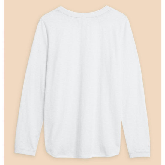 Young Ideas/Henmores - Clara Longsleeve Tee - Brilliant White - 8