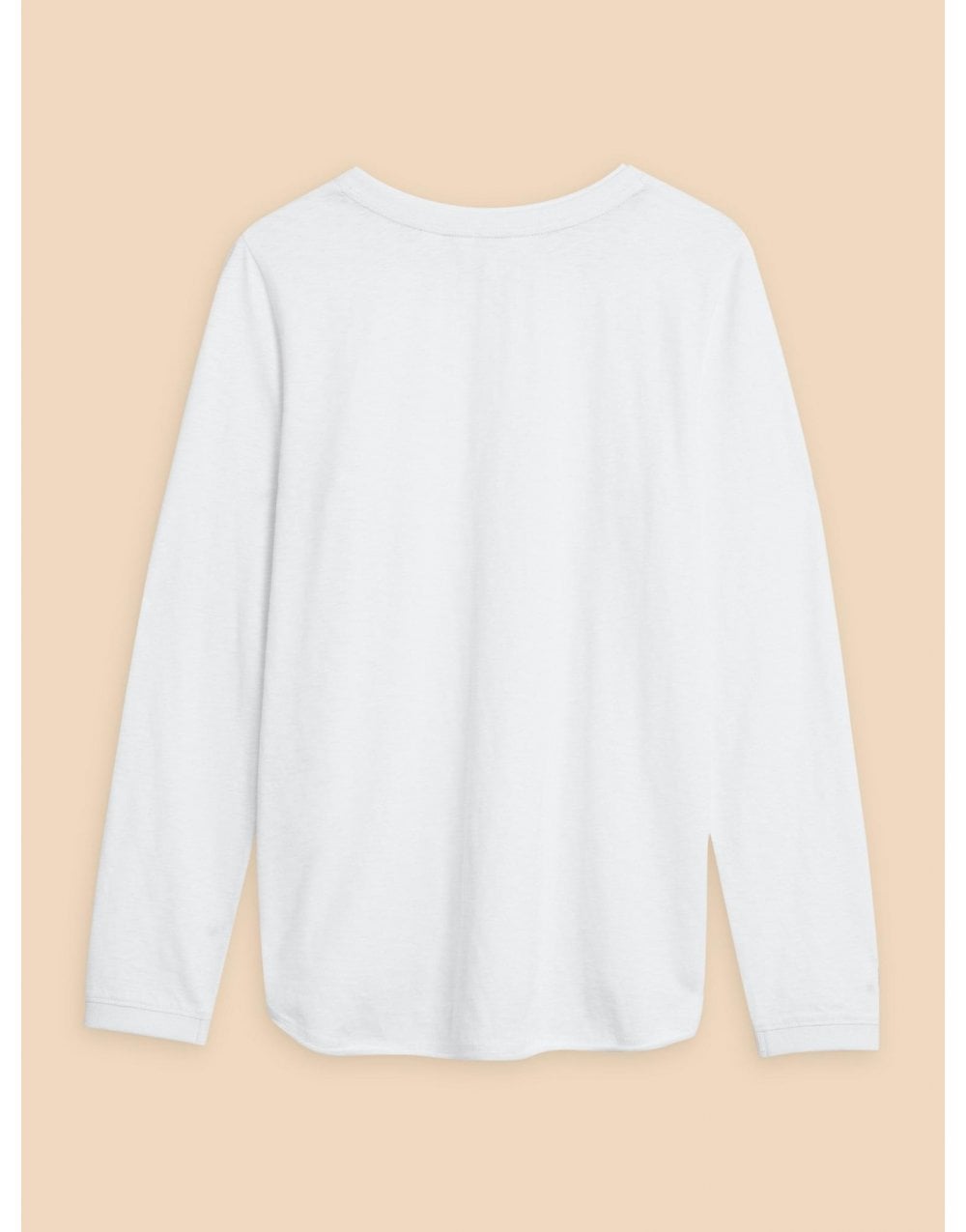 Young Ideas/Henmores - Clara Longsleeve Tee - Brilliant White - 8