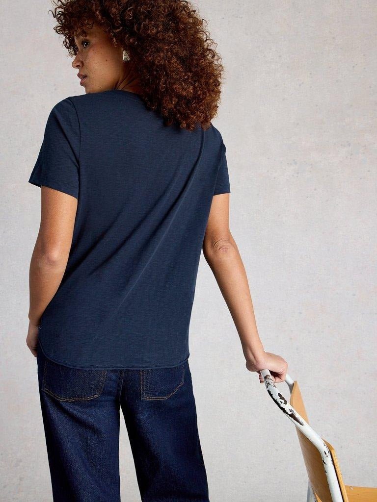 Young Ideas/Henmores - Clara Short Sleeve T-Shirt - Dark Navy - 8