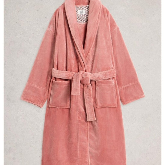 Young Ideas/Henmores - Clover Cosy Dressing Gown - Light Pink - S