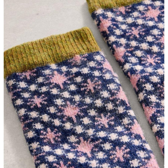 Young Ideas/Henmores - Cosy Womens Sock In A Box - Natural Multi - OS