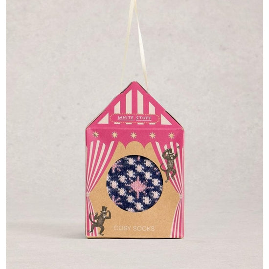 Young Ideas/Henmores - Cosy Womens Sock In A Box - Natural Multi - OS