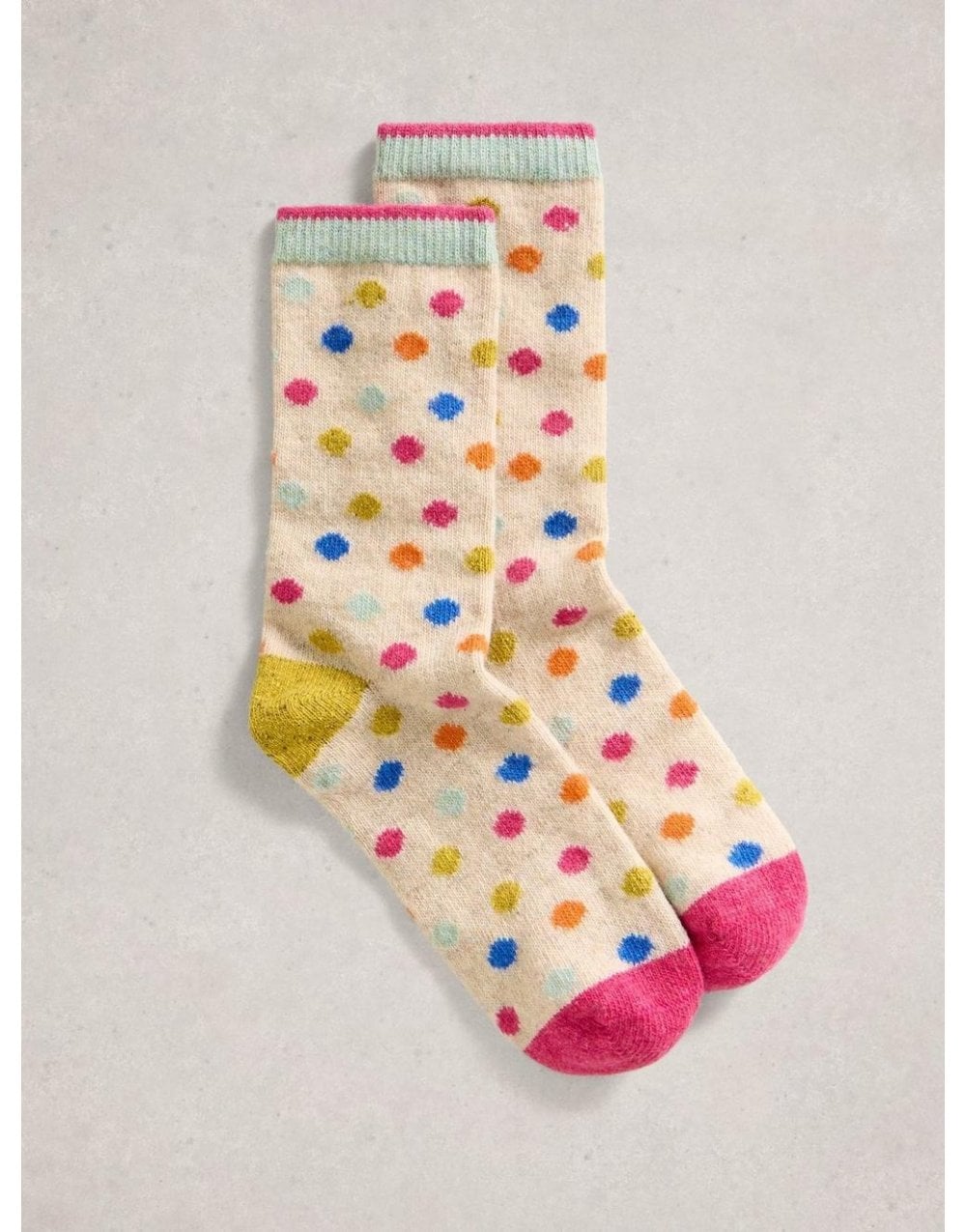 Young Ideas/Henmores - Cosy Womens Sock In A Box - Natural Multi - OS