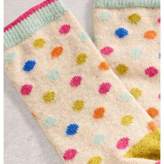 Young Ideas/Henmores - Cosy Womens Sock In A Box - Natural Multi - OS